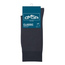 Male socks Omsa Classic, size 42-44, Grigio Scuro color