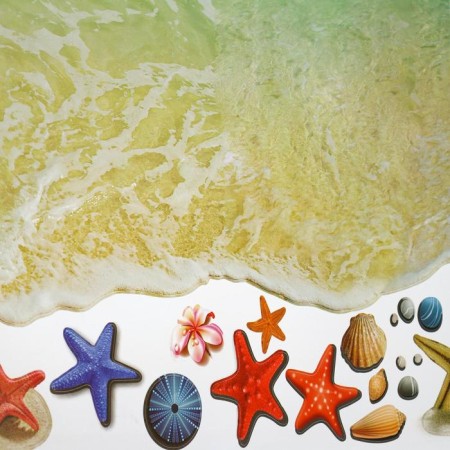 Sticker 3D Interior Sea 90*60cm-1
