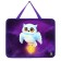 A4 notebook folder on zipper plastic 75mm 330 x 260 PM-A4-26 virgins “September 1: owl”