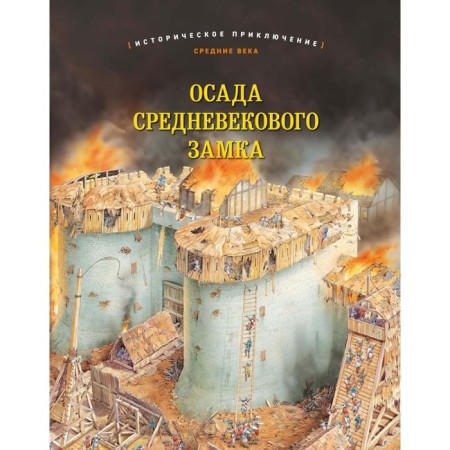 The siege of a medieval castle. Historical adventure. Middle Ages. Bruce J.