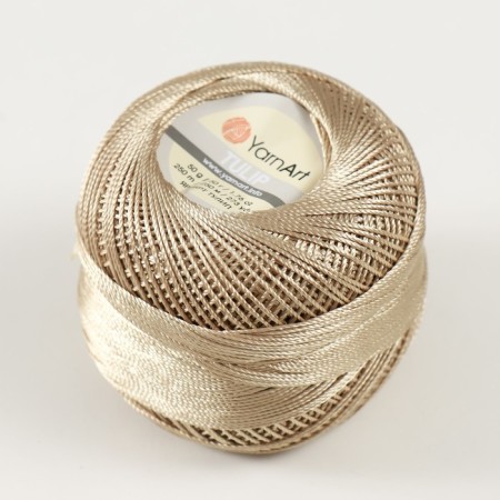 Yarn "Tulip" 100% microfiber 250m/50g (428 gold)-1