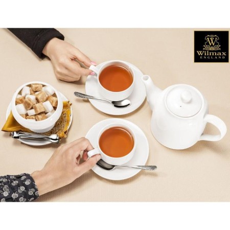 Porcelain Kremanka Wilmax, 270 ml, d = 11.5 cm, white color-4