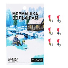 Mormyshka beetle red, black strip + ball Granen Chameleon, weight 0.9 g