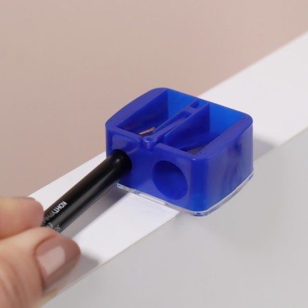 A set of cosmetic sharpeners, 2 pcs, double, color mix-5