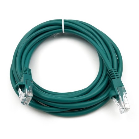 Buro UTP 4 pairs CAT5E CCA Molded 3M Green RJ-45 (M) -RJ-45 (M)
