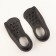Half-slopes for shoes, c-r, 15 × 6 cm, steam, black color