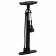 Floor pump with a needle and nozzles, plastic, black color