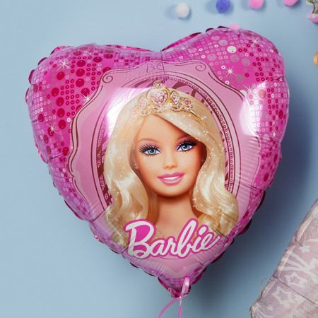 Foil ball 18 "Barbie Princess", heart-1