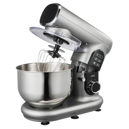 Mixer JVC JK-MX515, planetary, 1000 watts, 5 l, 6 speeds, 3 nozzles, silver-1