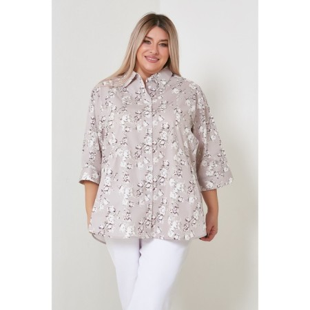 Female shirt, size 66, lilac color-2