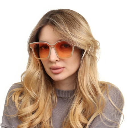 Women's sunscreen glasses "OneSun", UV 400, pipe 15 cm, lens 5.2x4.2 cm