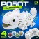 Hameleon robot IQ Bot, on the control panel, interactive: sound, light, batteries