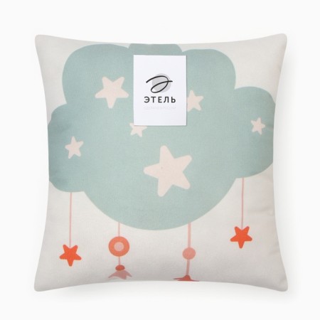Decorative Ethel Pillow "Cloud", 30*30 cm, velor 100% p/e-4
