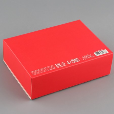 Gift folding box, packaging, “March 8”, 16.5 x 12.5 x 5 cm, without tape-3