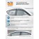 Window deflectors Autoflex, Kia Ced III hatchback 2018-n., Acryl, 4 pcs., 828108