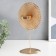 Summary Metal for 1 candle "Ethnic Circle" gold 25.5x13.5x11 cm