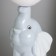 Table lamp "Elephant" 1x40W E14 gray 12.5x12.5x31cm