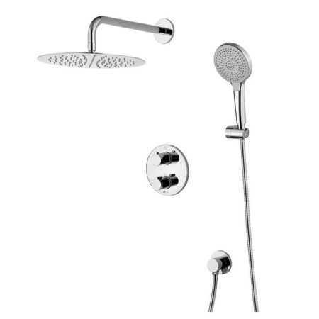 Lemark Yeti LM7829C shower system, single -leaf, tropical shower, watering can, thermostat, chrome
