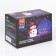 Light device "Snowman with blue ball" 9.5 cm, glow of multi, 220 V