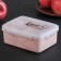 Lancer-bex Plastic "Comple", 2 sections, spoon, rectangular, 18.5x14x6.5 cm, color mix