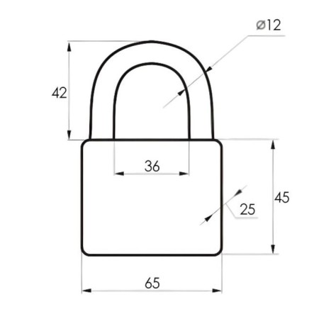 Locking castle No. 70-1