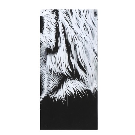 Carty clock is wall-mounted, modular "white tiger", silent, 80 x 140 cm-5