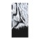 Carty clock is wall-mounted, modular "white tiger", silent, 80 x 140 cm