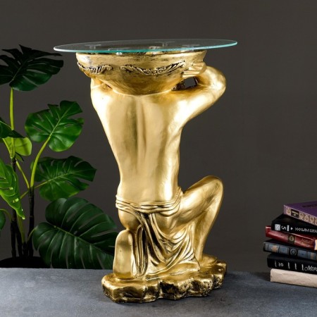Stand - Titan table of bronze 74 cm polystone-2