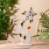 Souvenir on the stand "cat" tree 14x4.5x30 cm