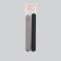 The base and replaceable files for a file, 18 cm, 10 pcs, abrasiveness 180, black color