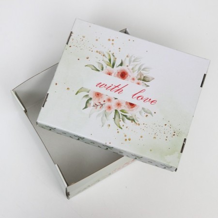 The folding box "Roses Scarlet", 31.2 x 25.6 x 16.1 cm set 2 pcs-1