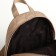 Women's backpack on lightning, beige color