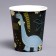 Paper glasses "dinosaur", in a set of 6 pieces