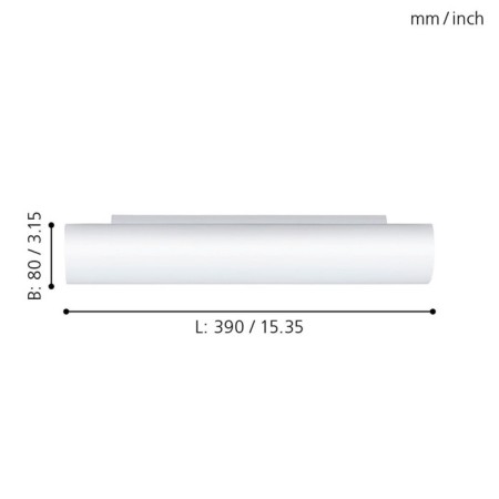 Zola lamp, 2x40W E14, white color-2