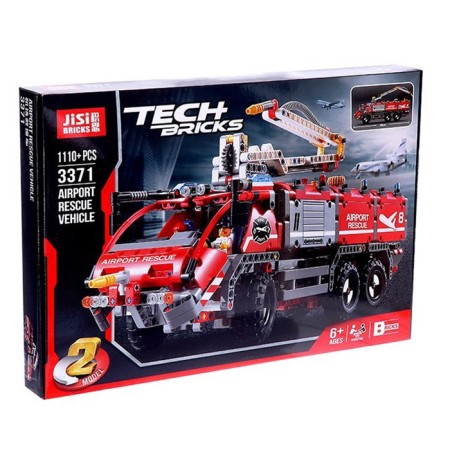 Design Technique "Fire Machine", 2 assembly options, 1110 parts-4
