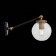 Sconces st. SL234.411.01. Varieta. 1x40 W, E27, 14x21 cm, black color, gold