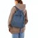 Youth backpack of artificial leather with lightning, 4 pockets, blue color