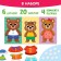 Puzzle with Velcro "Collect-Odvay. Stylish bears "