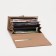 Women's wallet on magnets, beige color