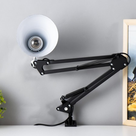 Highway lamp style 1x60W E27 Black K-1,8M base+clamp-4