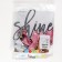 Shar Latex 12 ", heart, chrome Shiny, mix, set 25 pcs.