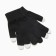 Female gloves, black color, size 18
