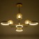 Mirbis chandelier 6XLED 4000K 30W 3xg9 gold 75x75x59cm Bayerlux