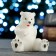 New Year's figure soap "Bear with a paw on the belly" 75gr