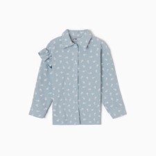 Children's shirt with a shuttlecock KAFTAN R.36 (134-140 cm), blue