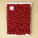 Lace elastic fabric, 180 mm × 2.7 ± 0.5 m, burgundy color