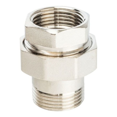 Соединение разъемное STOUT SFT-0041-000001, 1", ВР, "американка", уплотнение, никел. латунь