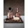 Axentia Copper glass, for a bathroom made of copper -colored dolomite, Ø 9x10.5 cm