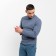 Turtleneck Men's Minaku: Basic Line Man Color Gray-Great Melange, Size 54