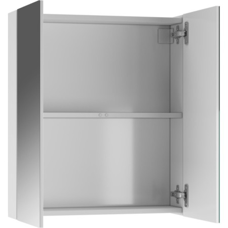 Mirror Bathroom Cabinet Iceberg Norm 60, 2 doors-2
